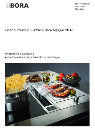 Catalogo Listino BORA - Maggio 2016